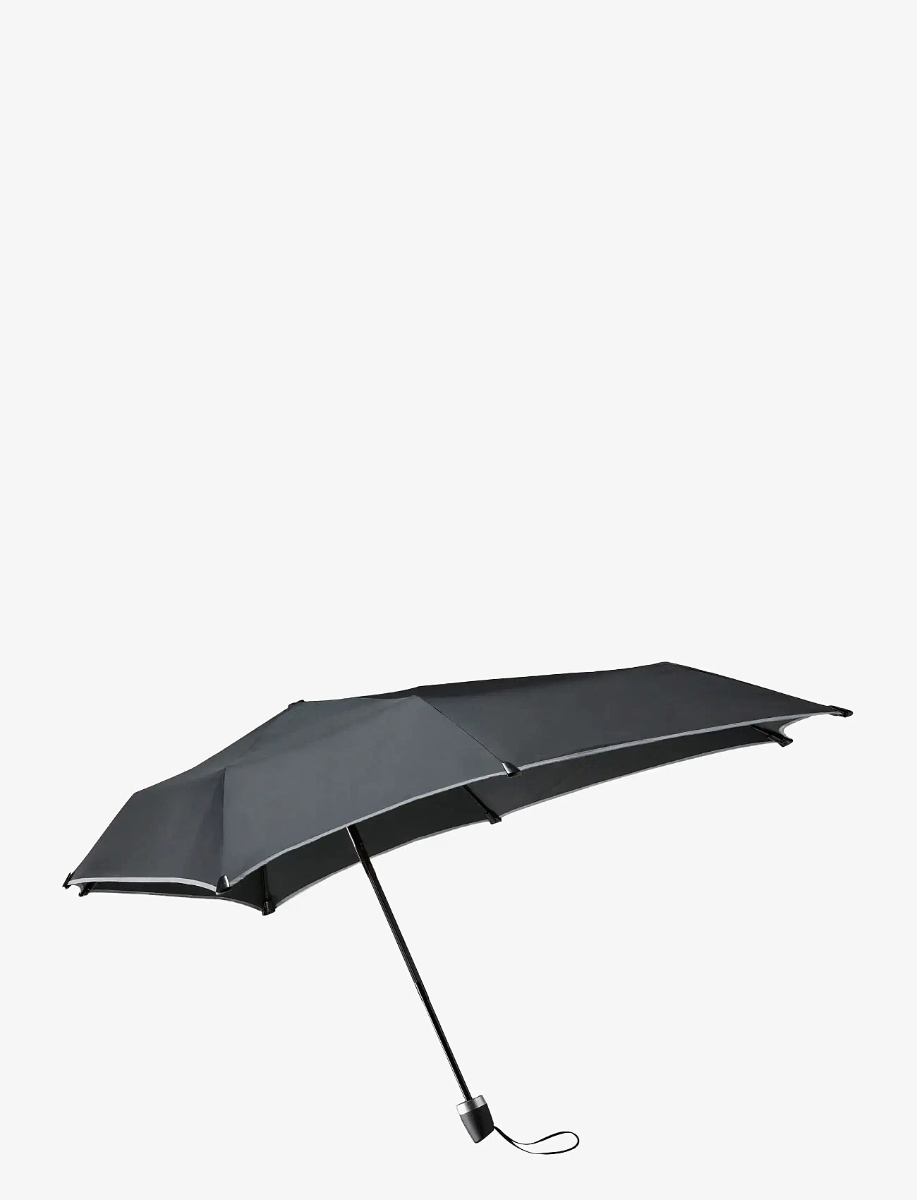 Senz - Senz ° mini foldable storm umbrella, - hverdags stil - black reflective - 0