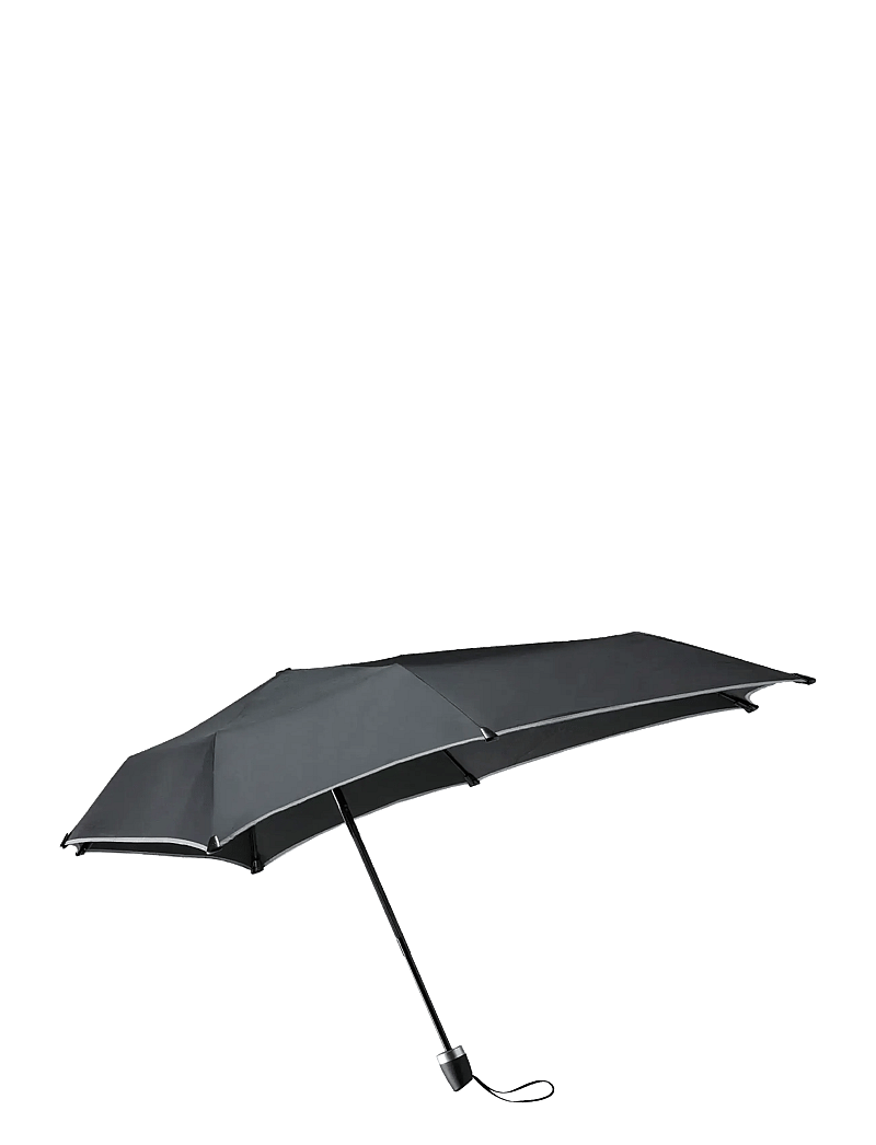 Senz - Senz ° mini foldable storm umbrella, - hverdags stil - black reflective - 0