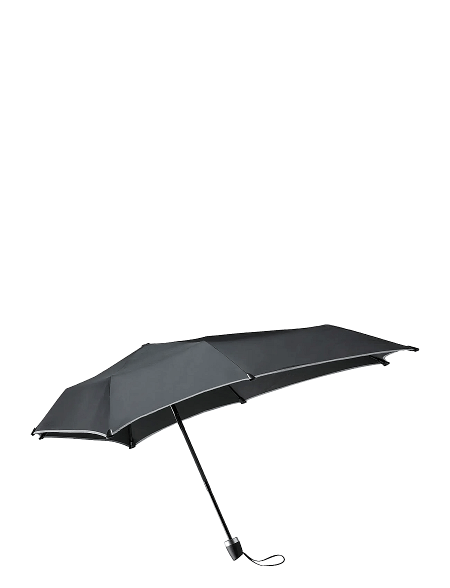 Senz - Senz ° mini foldable storm umbrella, - arkityyli - black reflective - 0
