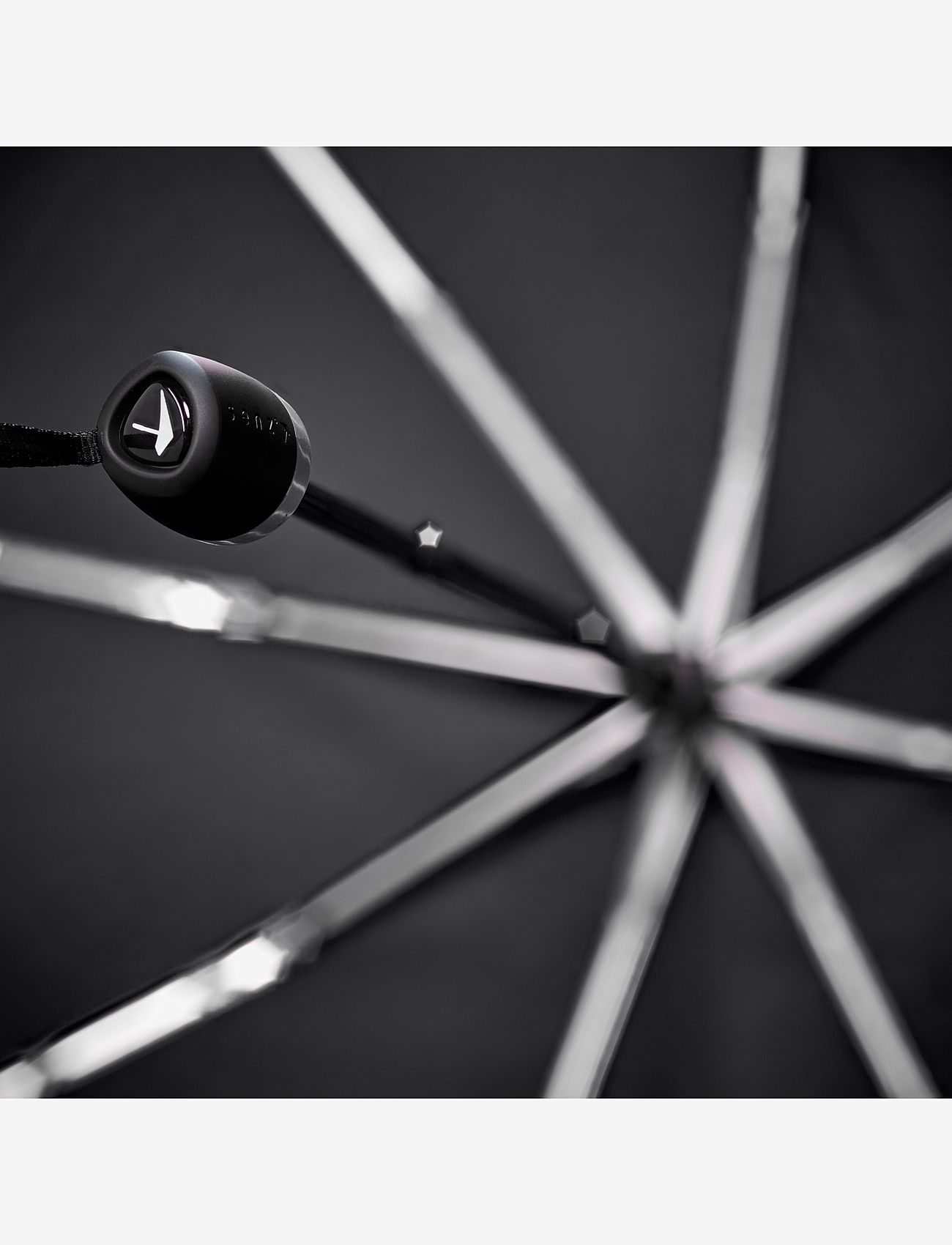 Senz - Mini Foldable Storm Umbrella - damen - pure black - 3