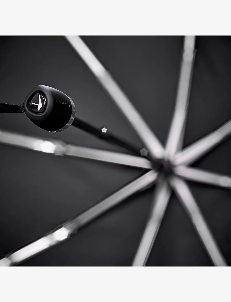 Senz - Mini Foldable Storm Umbrella - vardagsstil - pure black - 3