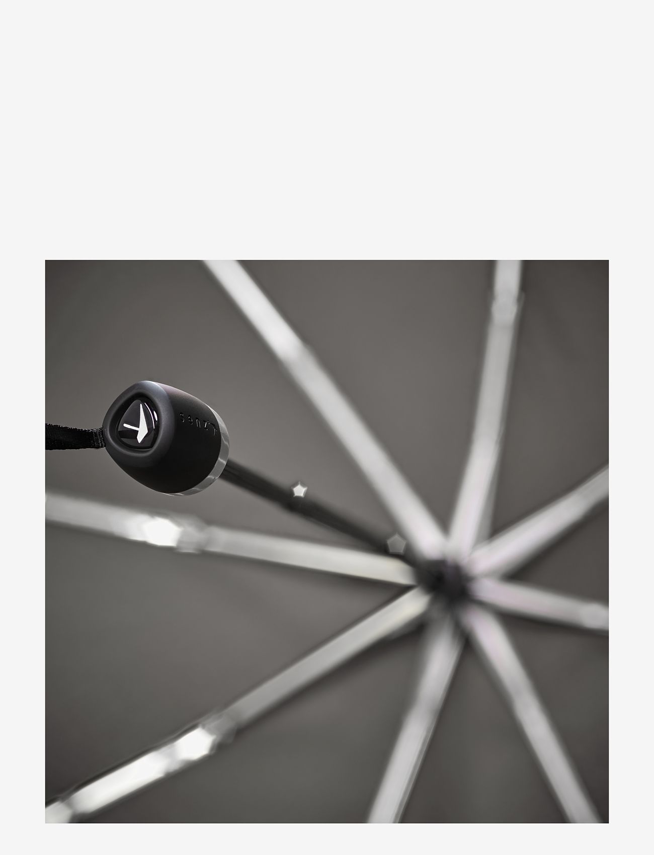 Senz - Senz ° mini foldable storm umbrella, - hverdags stil - silk grey - 5