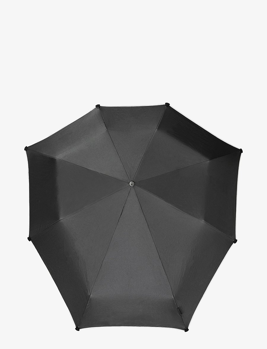 Senz - Senz ° mini automatic foldable storm umbrella, - sateenvarjot - black reflective - 1