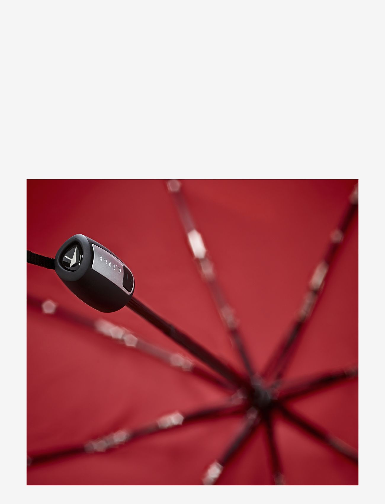 Senz - Senz ° mini automatic foldable storm umbrella, - paraplyer - passion red - 4