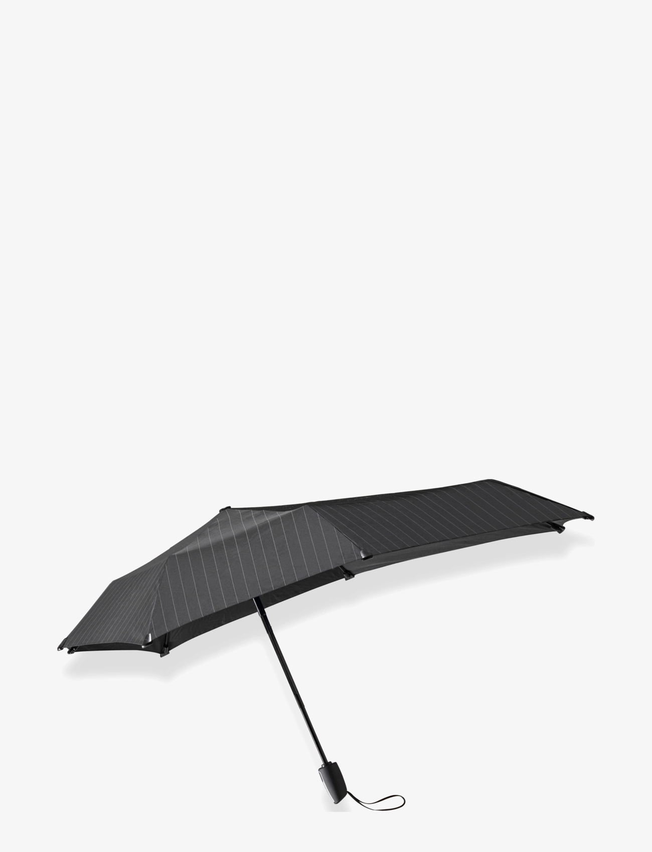 Senz Senz ° mini automatic foldable storm umbrella, - Sateenvarjot - PIN STRIPES BLACK / black