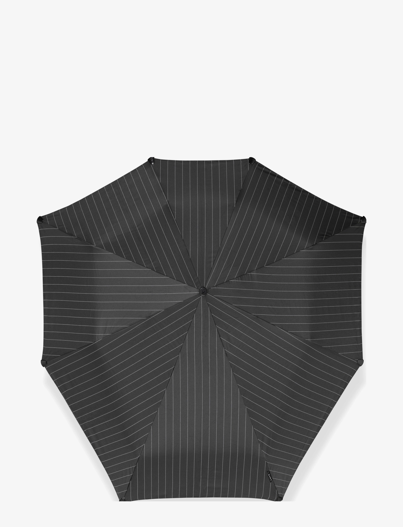Senz - Senz ° mini automatic foldable storm umbrella, - vardagsstil - pin stripes black - 1