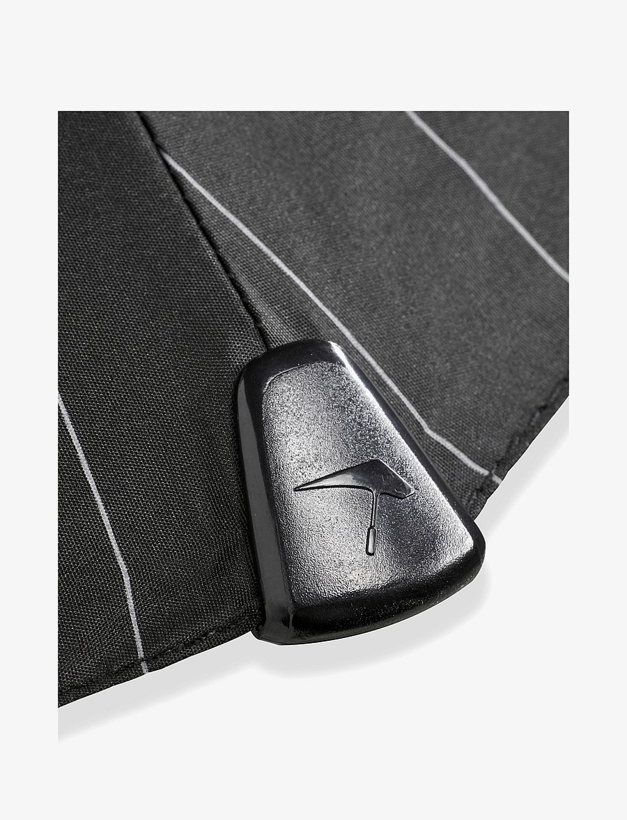 Senz - Senz ° mini automatic foldable storm umbrella, - vardagsstil - pin stripes black - 3