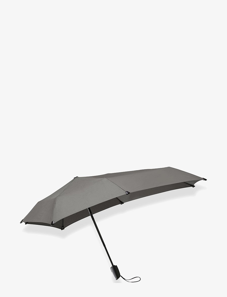 Senz - Senz ° mini automatic foldable storm umbrella, - vardagsstil - silk grey - 0