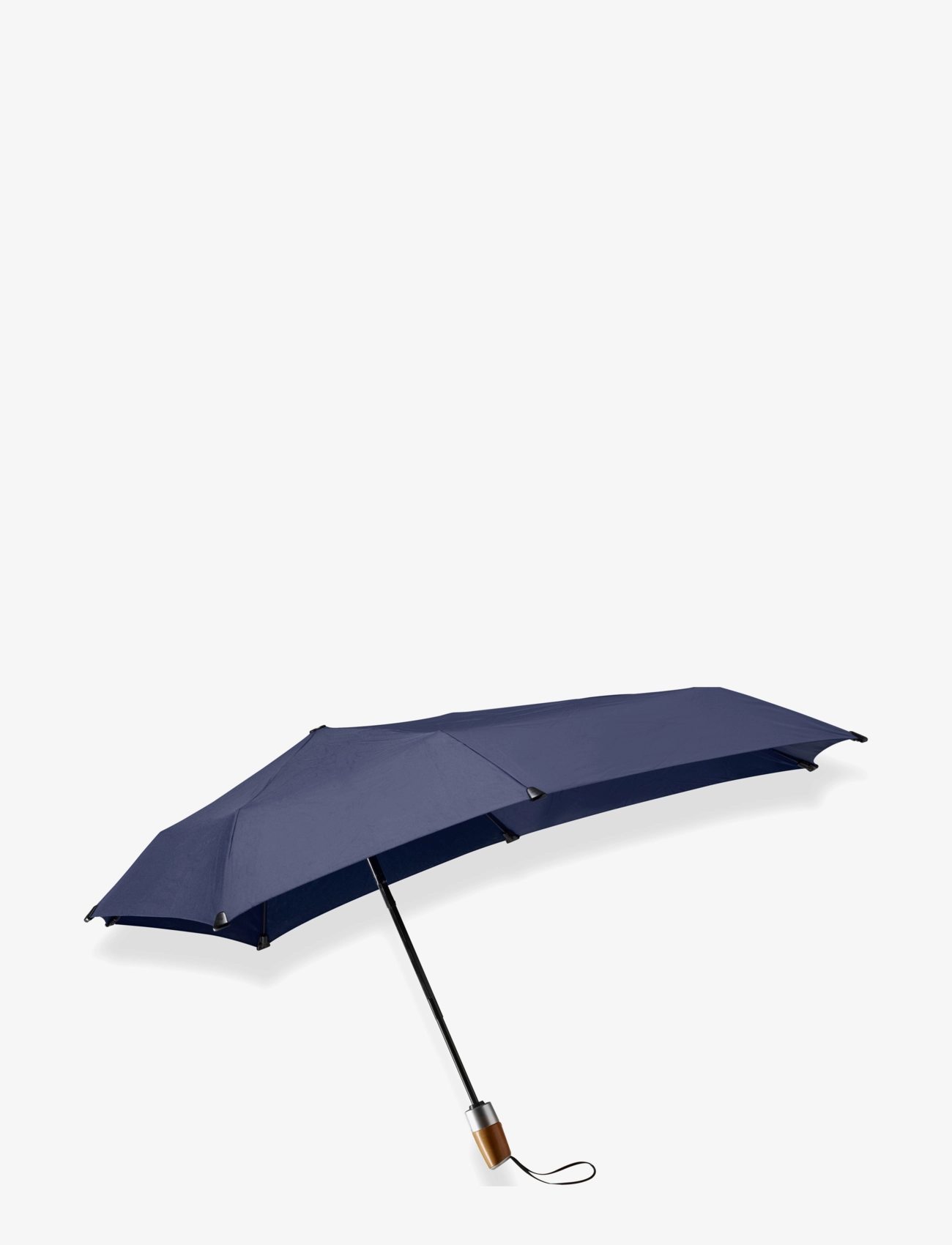 Senz ° Mini Automatic Deluxe Foldable Storm Umbrella,, Mænd, Automatisk Sammenklappelig Paraply, Navy, Str: ONE SIZE