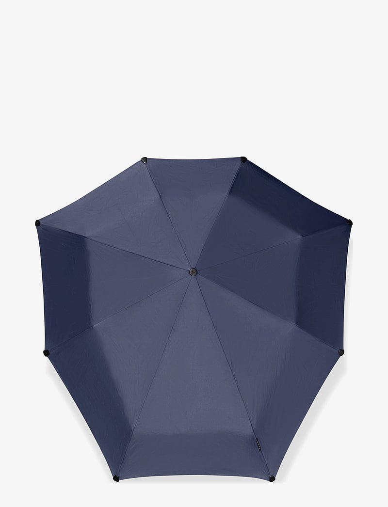 Senz - Senz ° mini automatic deluxe foldable storm umbrella, - hverdags stil - midnight blue - 1