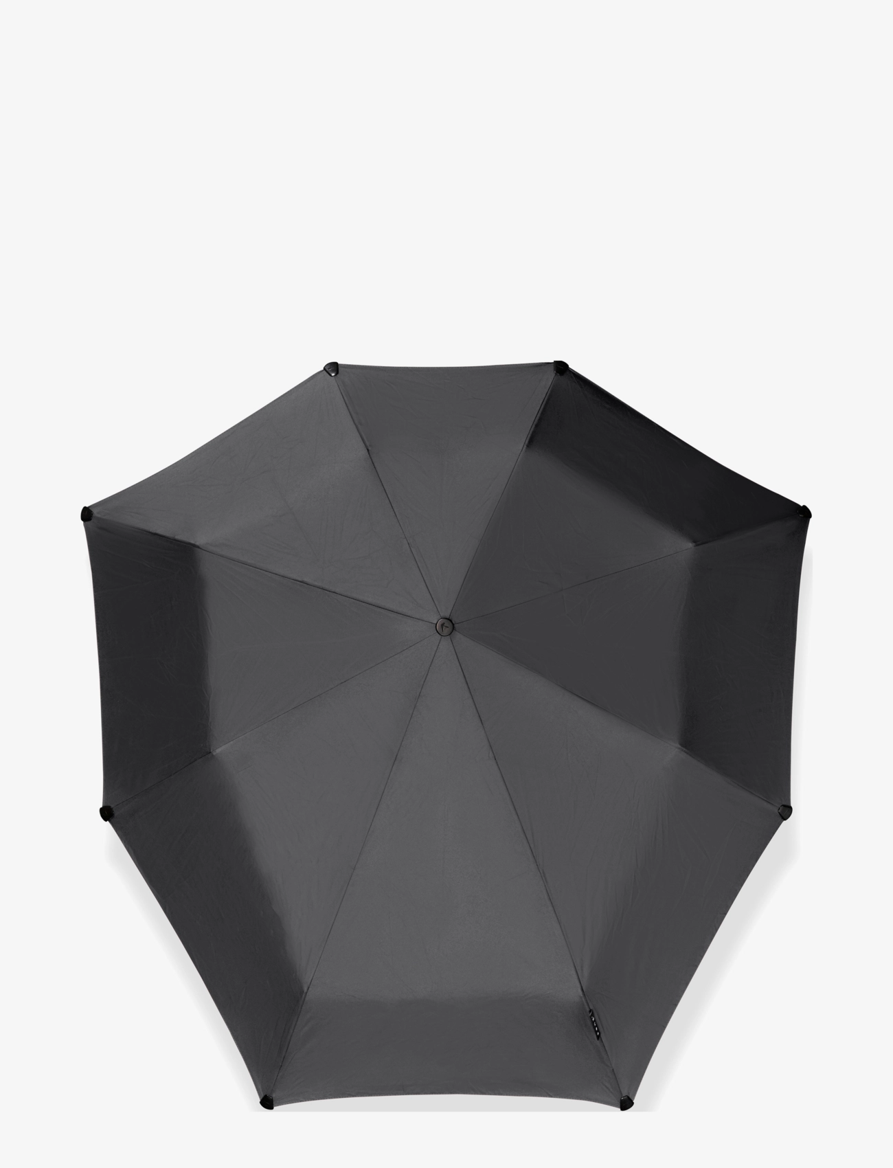 Senz - Senz ° mini automatic deluxe foldable storm umbrella, - vardagsstil - pure black - 1