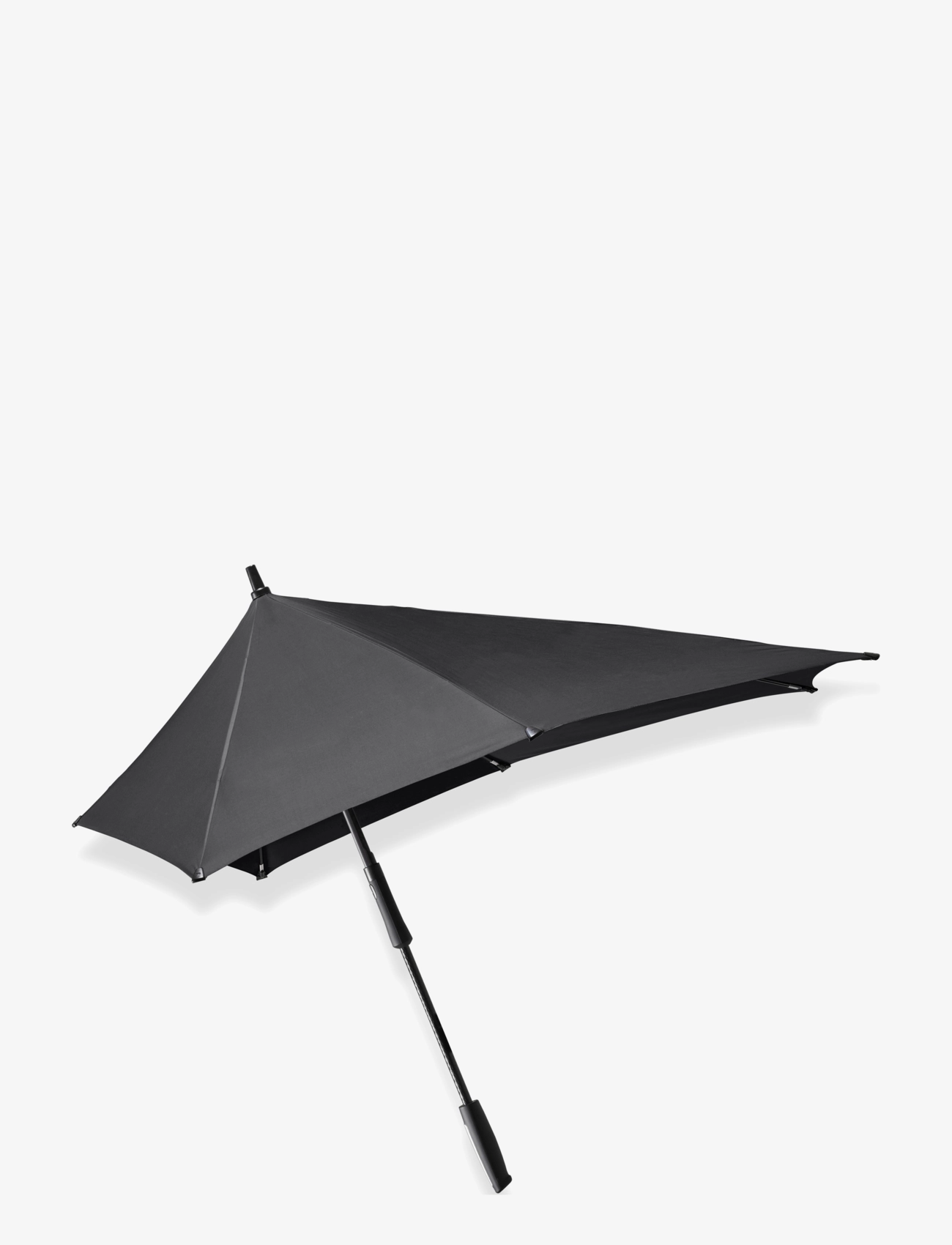 Senz Senz ° XXL stick storm umbrella, - Sateenvarjot - PURE BLACK / black