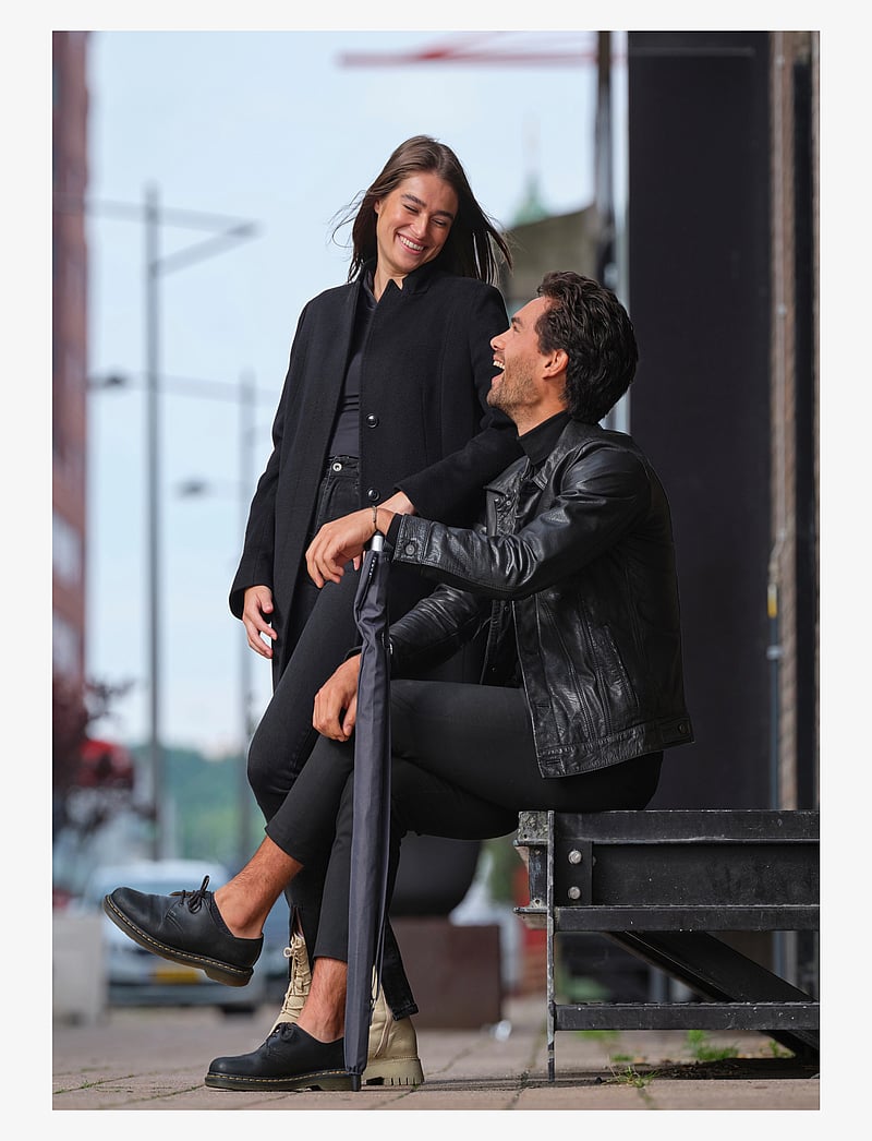 Senz - Senz ° XXL stick storm umbrella, - hverdags stil - pure black - 4