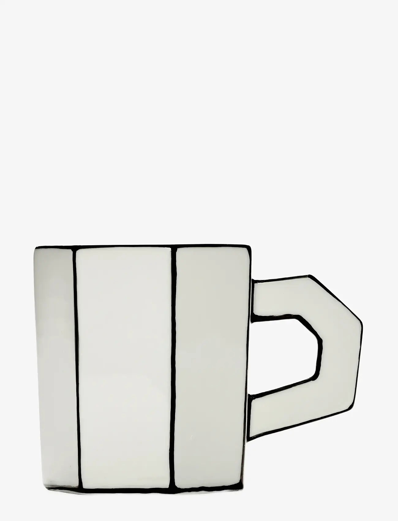 Serax - TEA CUP WHITE/BLACK CARTE BLANCHE SET/2 - teetassid - white - 0