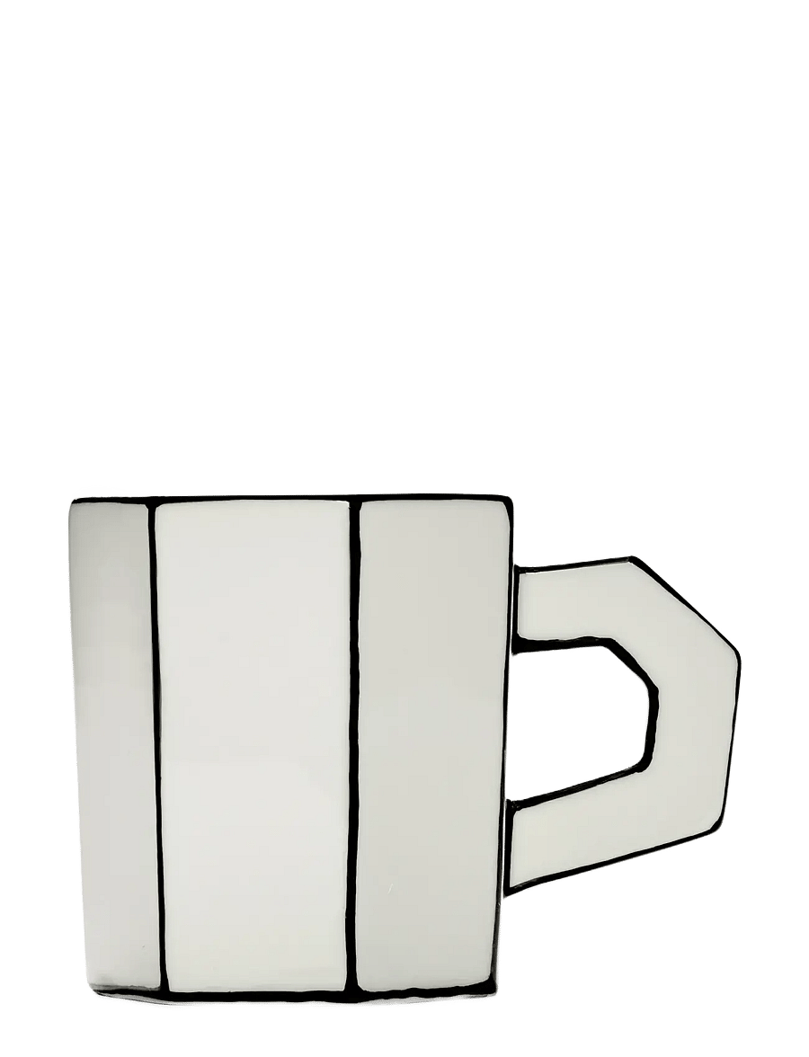 Serax - TEA CUP WHITE/BLACK CARTE BLANCHE SET/2 - arbatos puodeliai - white - 0