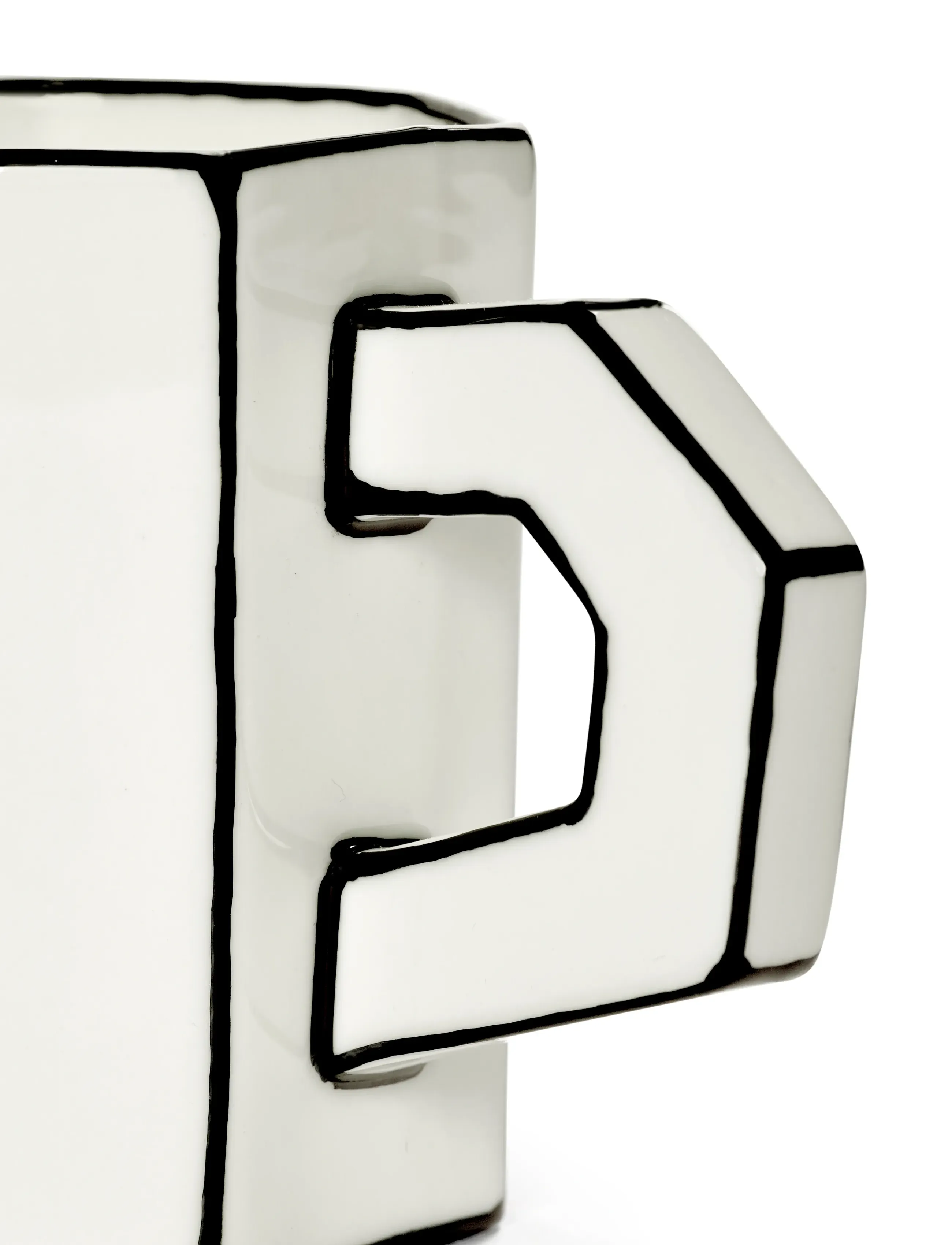 Serax - TEA CUP WHITE/BLACK CARTE BLANCHE SET/2 - teetassid - white - 3