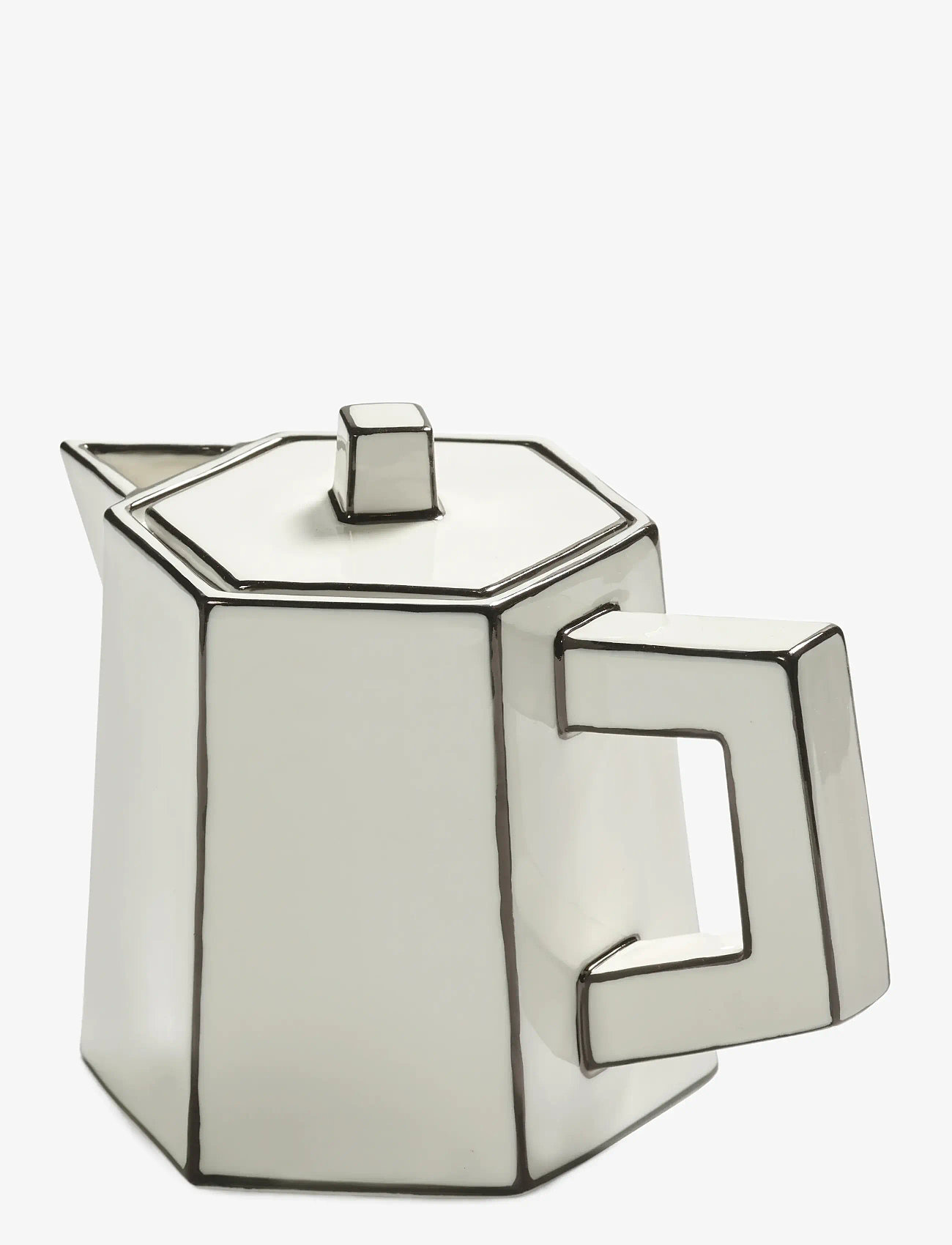 Serax - TEA POT WHITE/BLACK CARTE BLANCHE - teekannen - white - 1