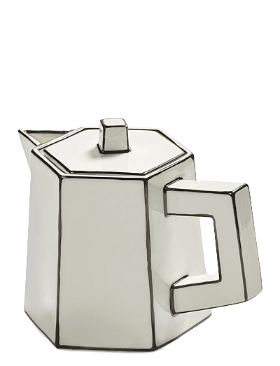 Serax TEA POT WHITE/BLACK CARTE BLANCHE - Karaffen & Kannen - WHITE / white