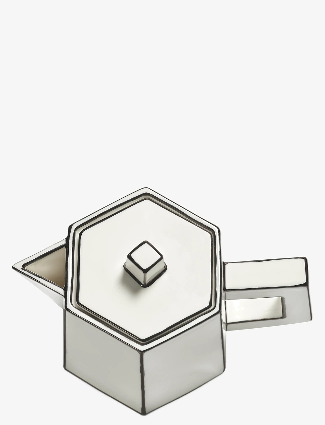 Serax - TEA POT WHITE/BLACK CARTE BLANCHE - teekannen - white - 2