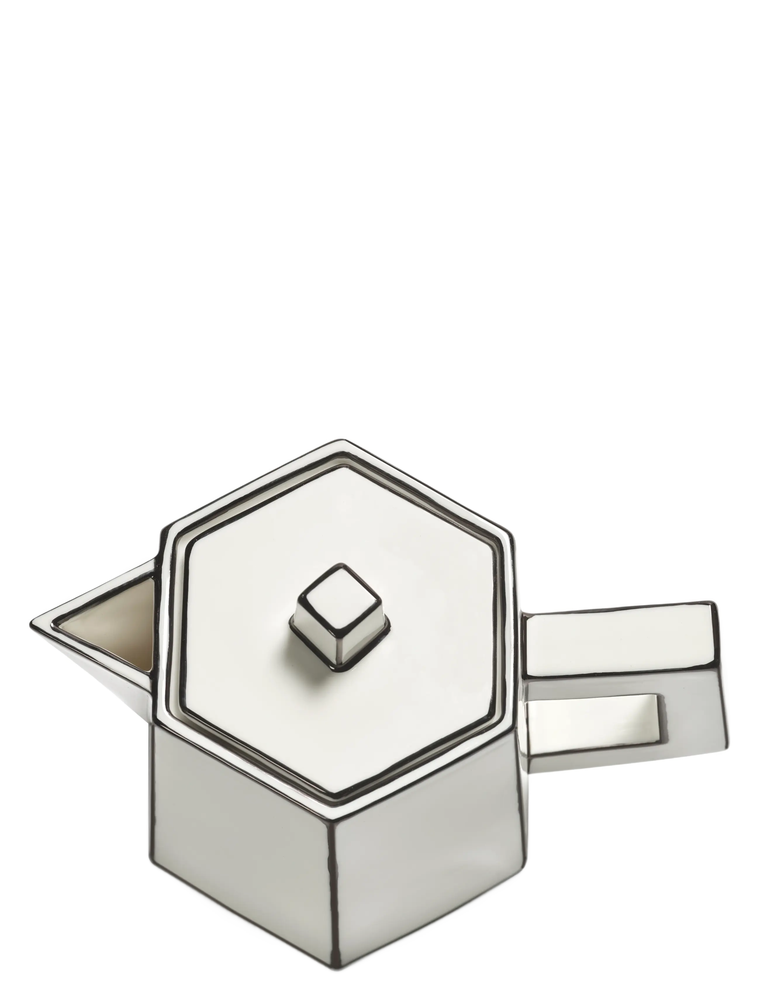 Serax - TEA POT WHITE/BLACK CARTE BLANCHE - teekannen - white - 2