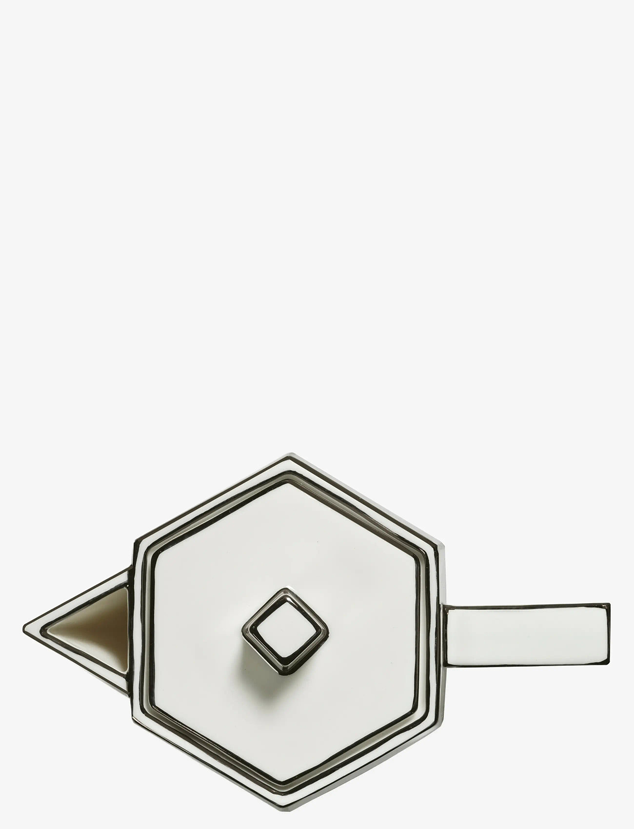 Serax - TEA POT WHITE/BLACK CARTE BLANCHE - teekannen - white - 3