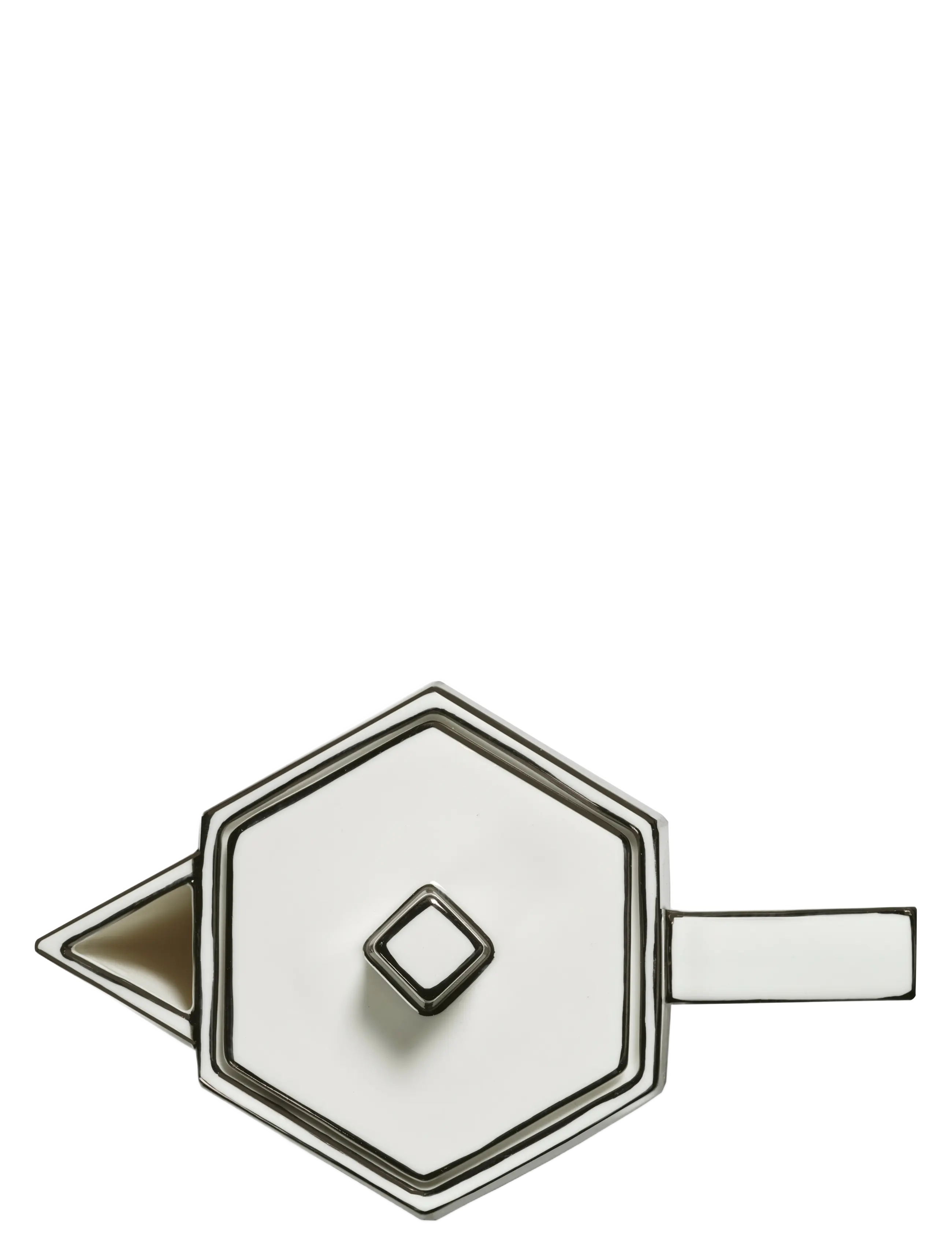 Serax - TEA POT WHITE/BLACK CARTE BLANCHE - teekannen - white - 3