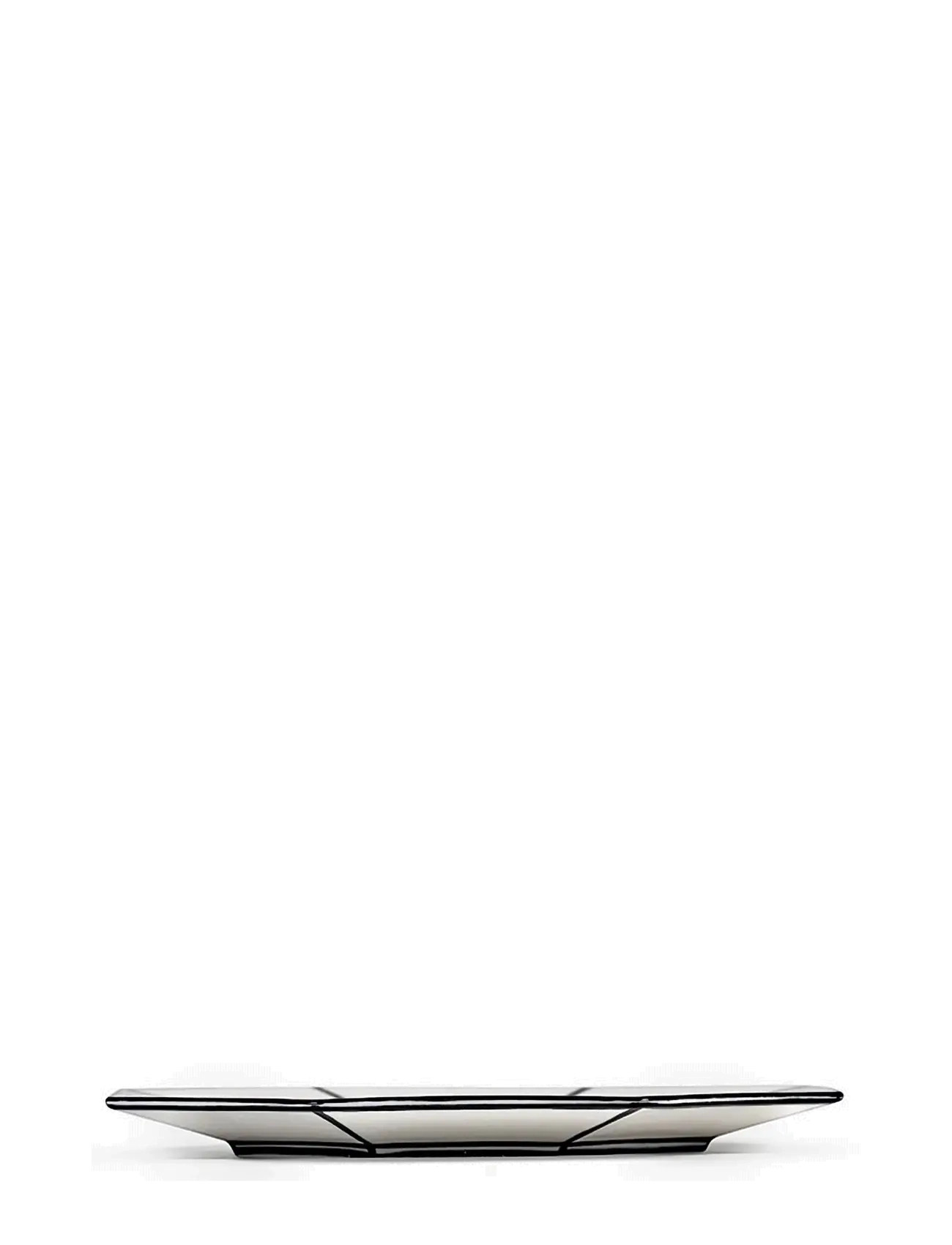 Serax - DESSERT PLATE WHITE/BLACK CARTE BLANCHE set/2 - white - 2