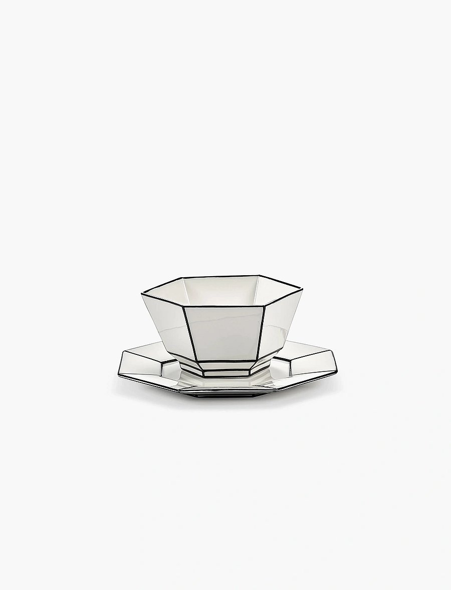 Serax - DESSERT PLATE WHITE/BLACK CARTE BLANCHE set/2 - white - 0