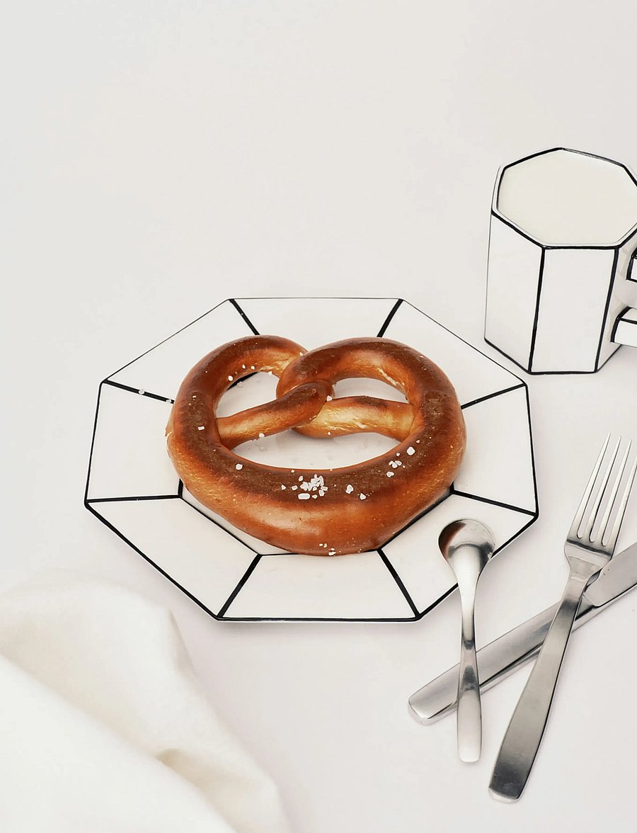 Serax - DESSERT PLATE WHITE/BLACK CARTE BLANCHE set/2 - white - 4