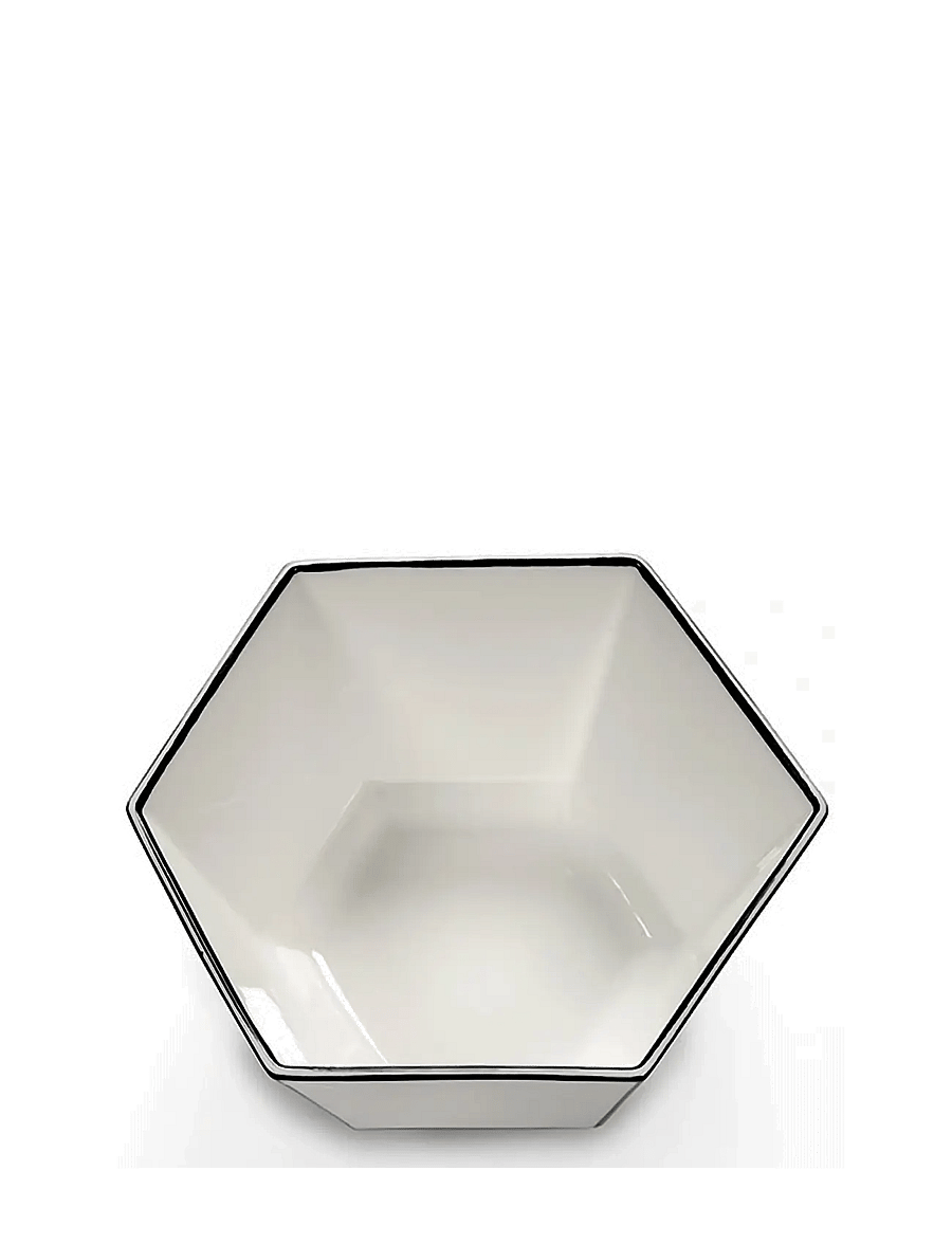 Serax - CEREAL BOWL WHITE/BLACK CARTE BLANCHE set/2 - obstschalen - white - 2