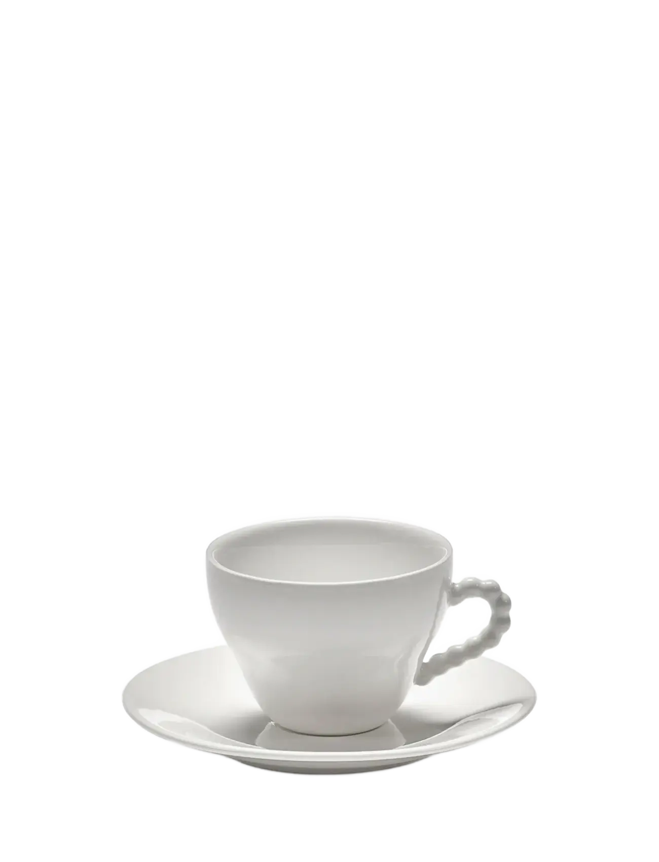 Serax Cup + Saucer White, Tea Kop, Hvid, Str: ONE SIZE