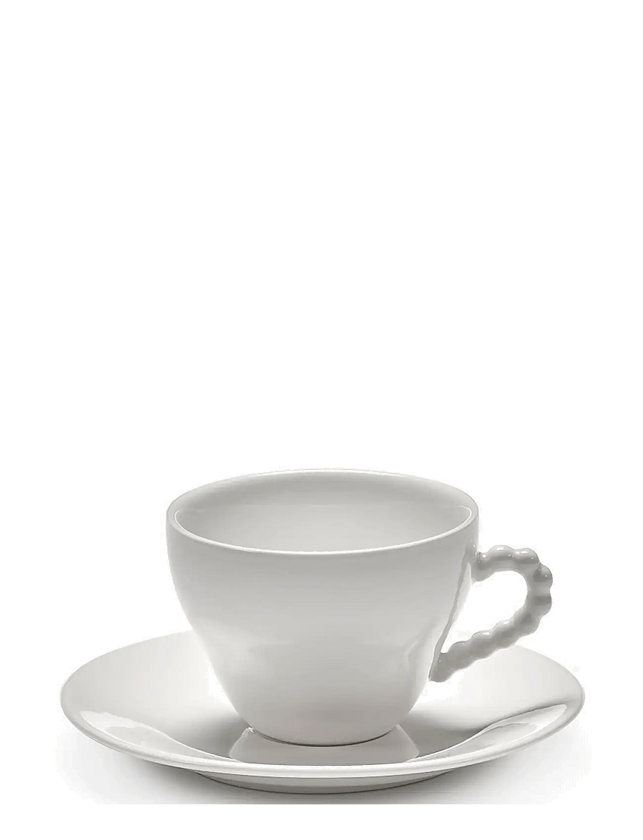 Serax - CUP + SAUCER WHITE - teetassen - white - 1