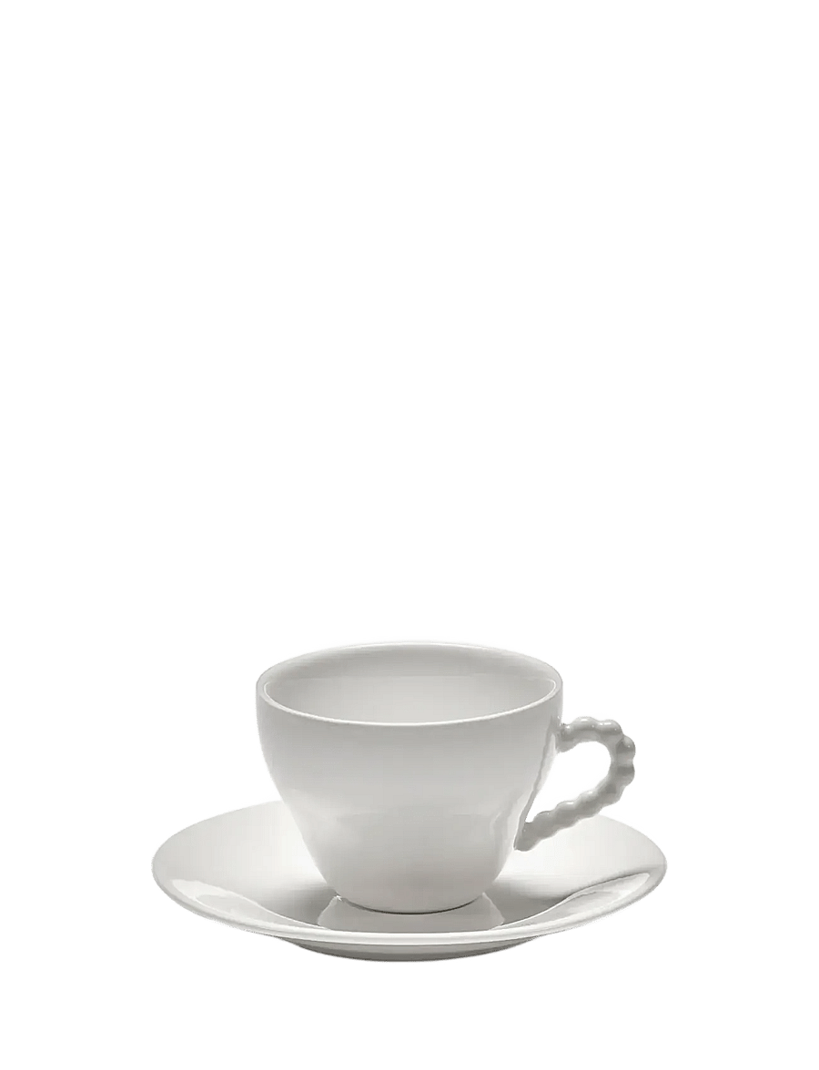 Serax - CUP + SAUCER WHITE - teetassen - white - 1