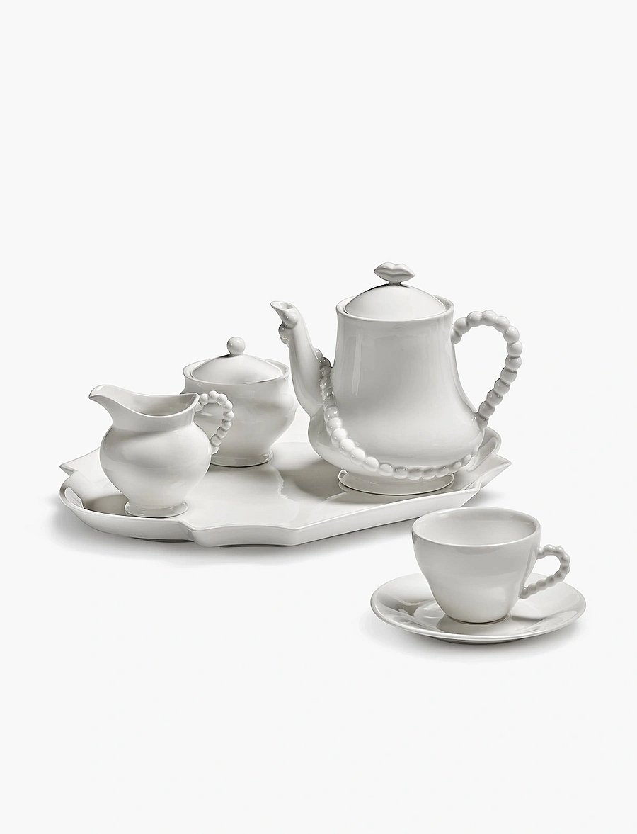 Serax - SUGAR BOWL WHITE PERLE FINE - suhkrutoosid - white - 0