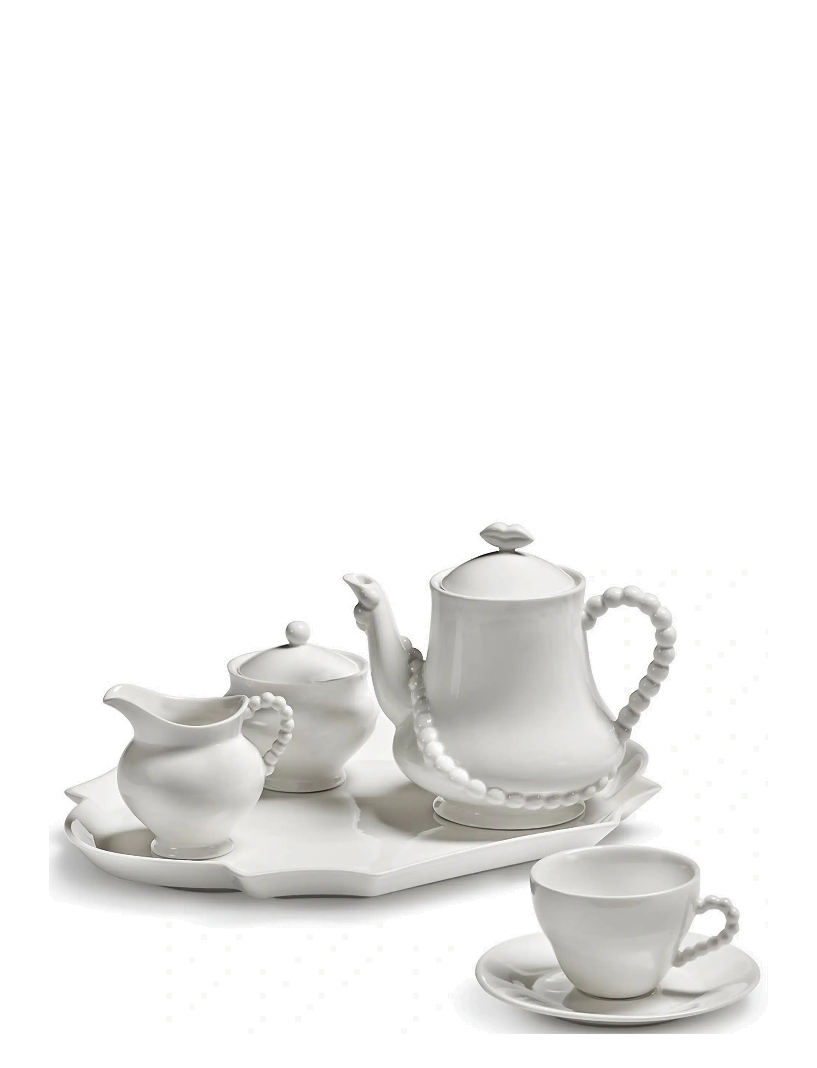 Serax - SUGAR BOWL WHITE PERLE FINE - suhkrutoosid - white - 3