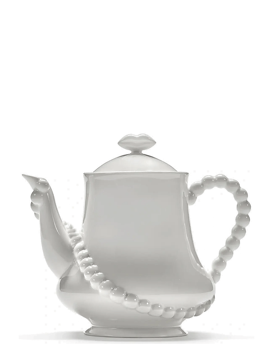 Serax - TEA POT WHITE PERLE FINE - teekannud - white - 1