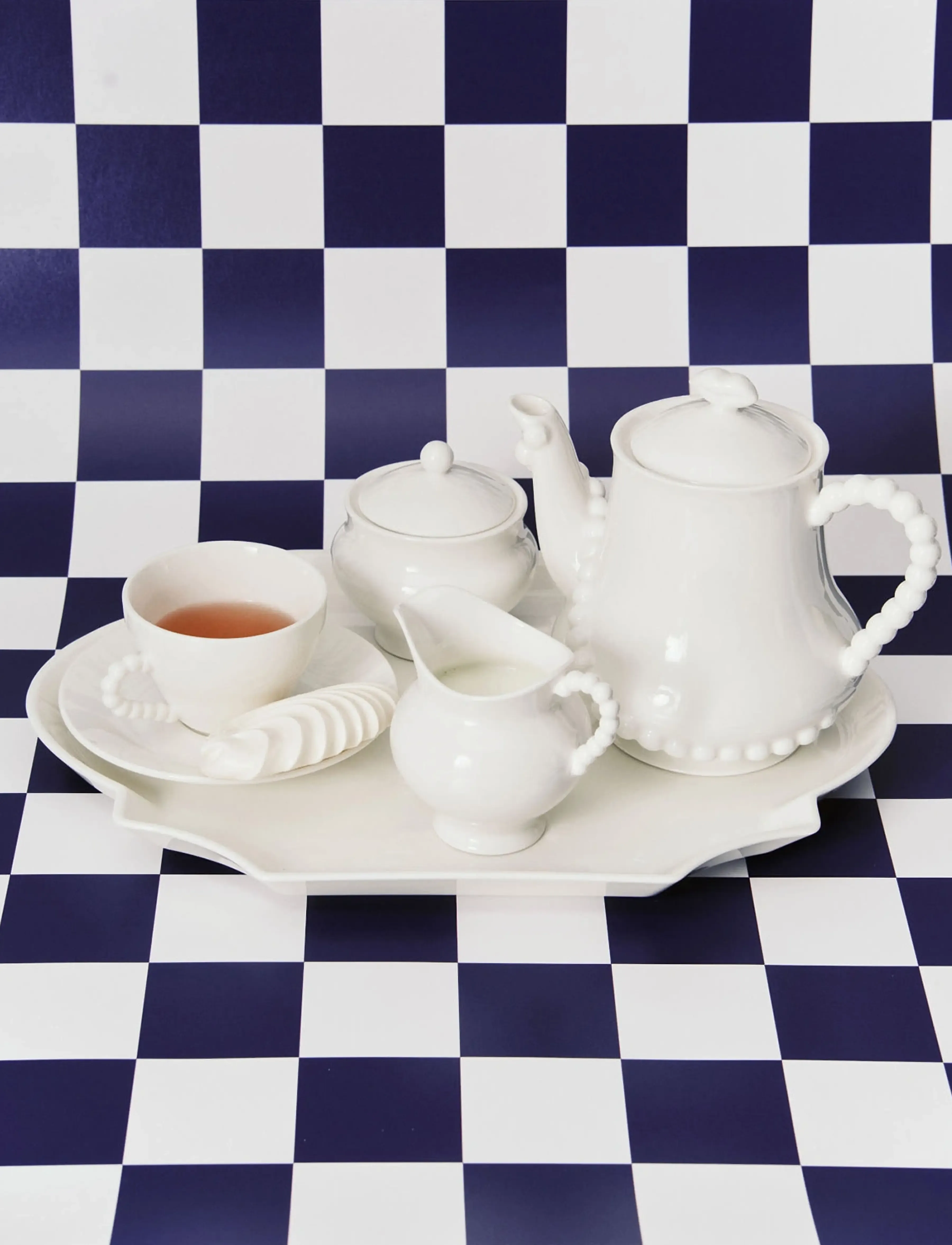 Serax Tea Pot White Perle Fine, One Size, Jugs & Carafes, Weiß - Teapots, Homeware