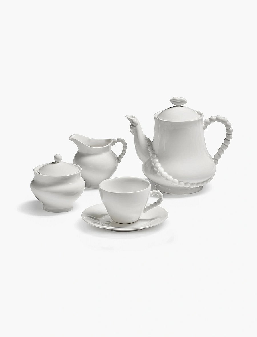 Serax - TEA POT WHITE PERLE FINE - teekannud - white - 3
