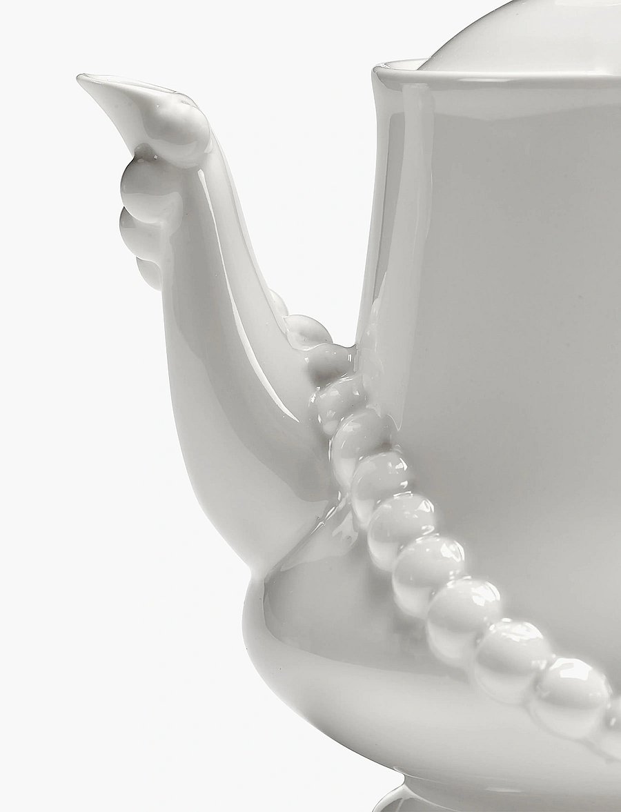 Serax - TEA POT WHITE PERLE FINE - teekannud - white - 4