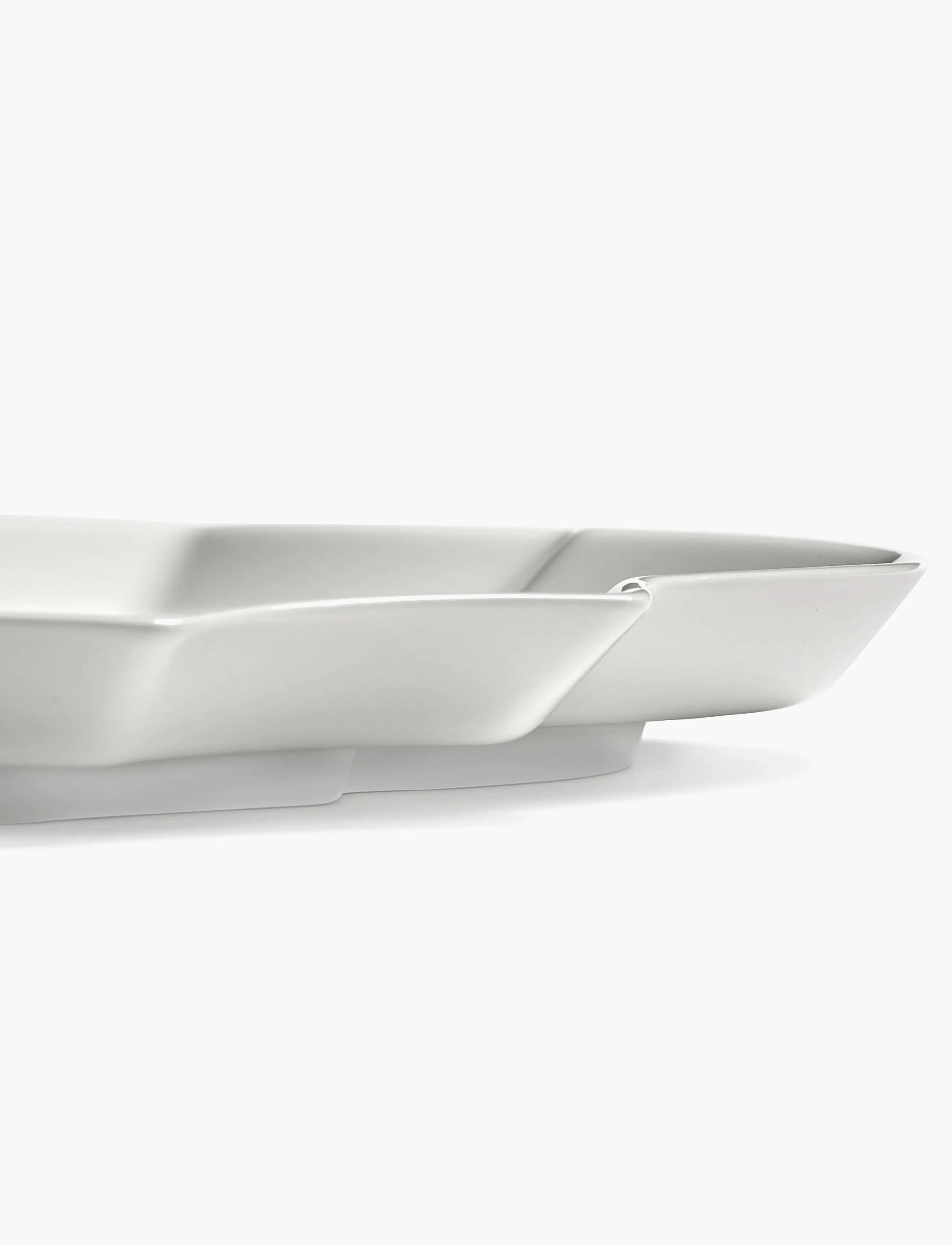 Serax - SERVING PLATE OVAL WHITE PERLE FINE - white - 3