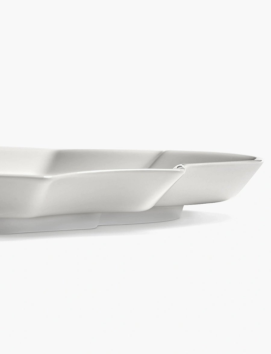 Serax - SERVING PLATE OVAL WHITE PERLE FINE - servierplatten - white - 3