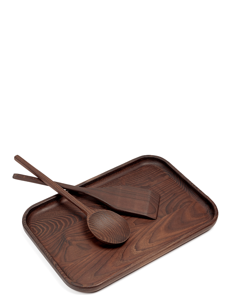 Serax - KITCHEN UTENSILS SET 5 PURE - fischschneider & spatel - brown - 3