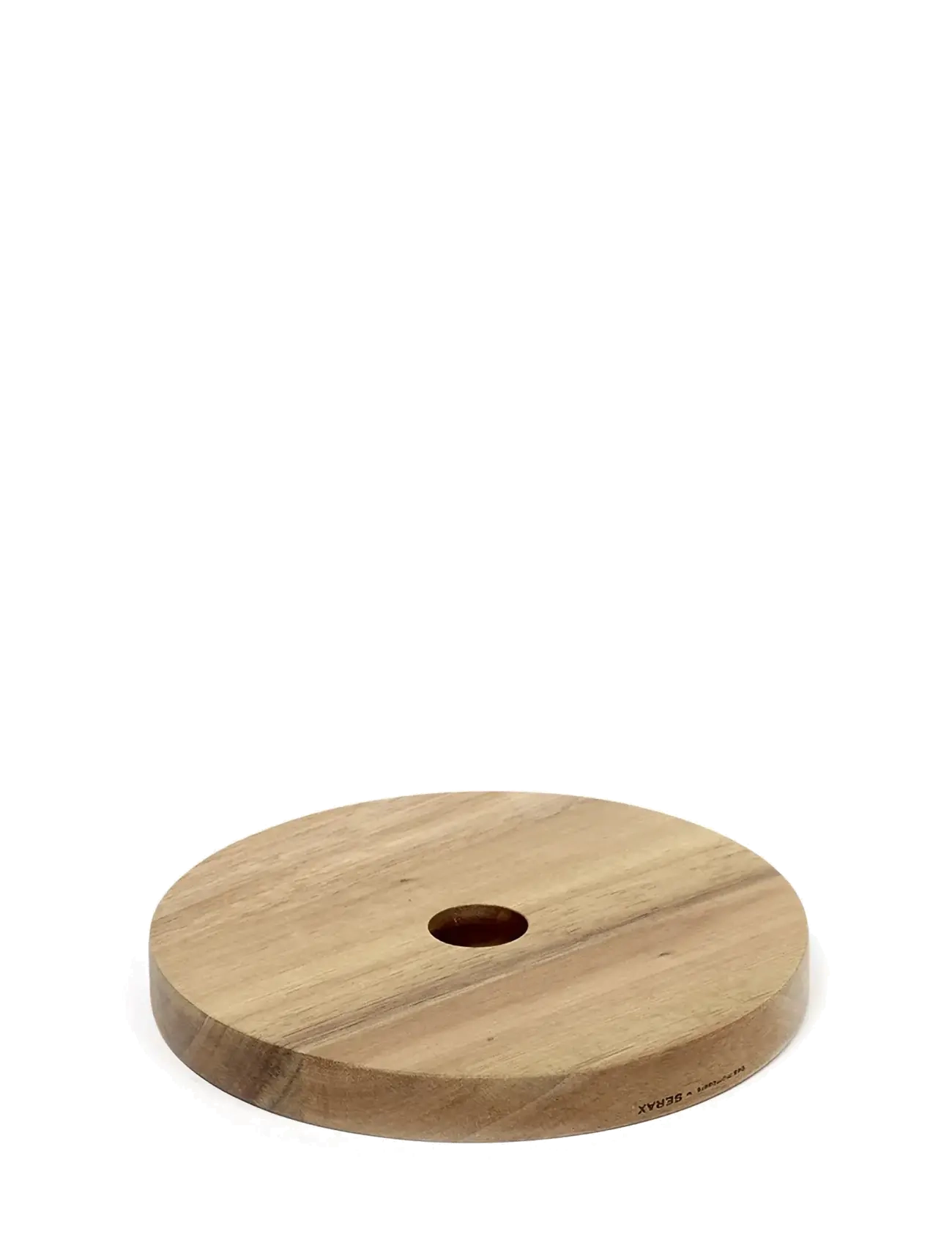 Serax ROUND LID WOOD - Kampagne - NATURAL / brown