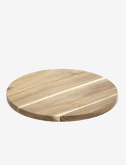 ROUND LID WOOD - NATURAL