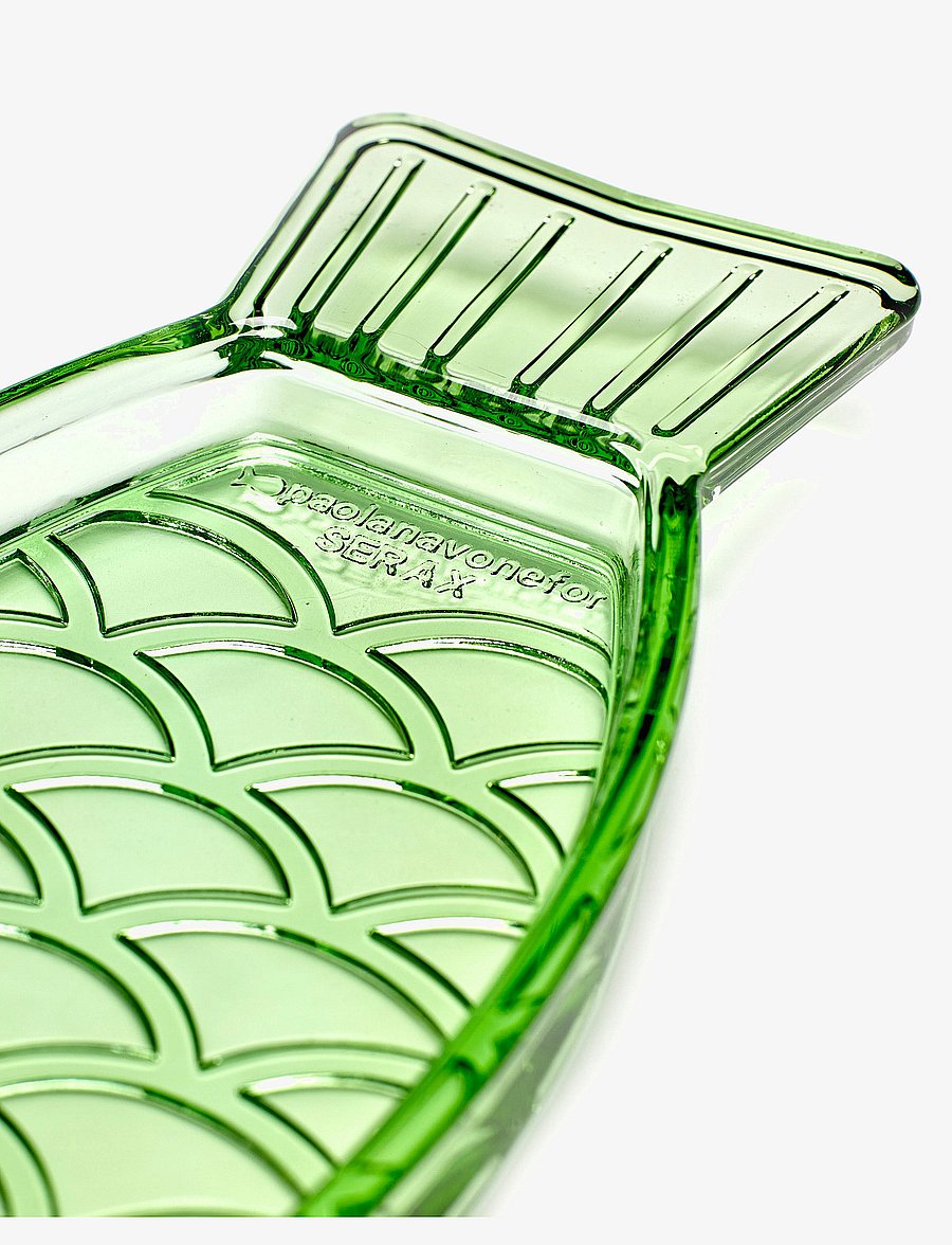 Serax - SERVING DISH N°1 GREEN FISH & FISH set/2 - servierplatten - green - 2