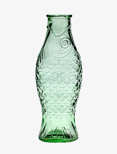 Serax BOTTLE 1L FISH & FISH BY PAOLA NAVONE - Karaffen & Kannen - GREEN / green