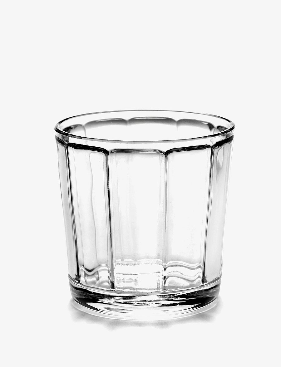 Serax - GLASS TUMBLER SURFACE BY SERGIO HERMAN SET/4 - trinkgläser - clear - 1