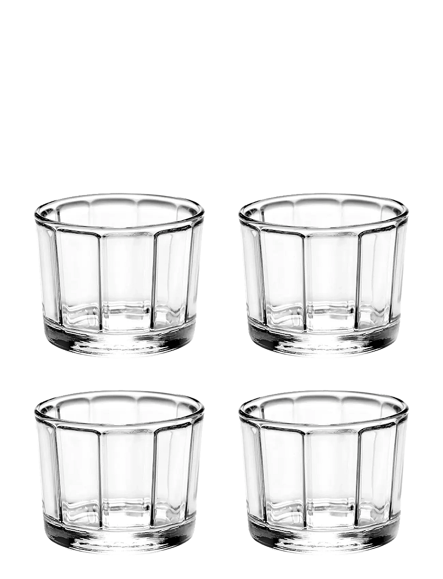 Serax - GLASS TUMBLER LOW SURFACE BY SERGIO HERMAN SET/4 - joogiklaasid - clear - 0