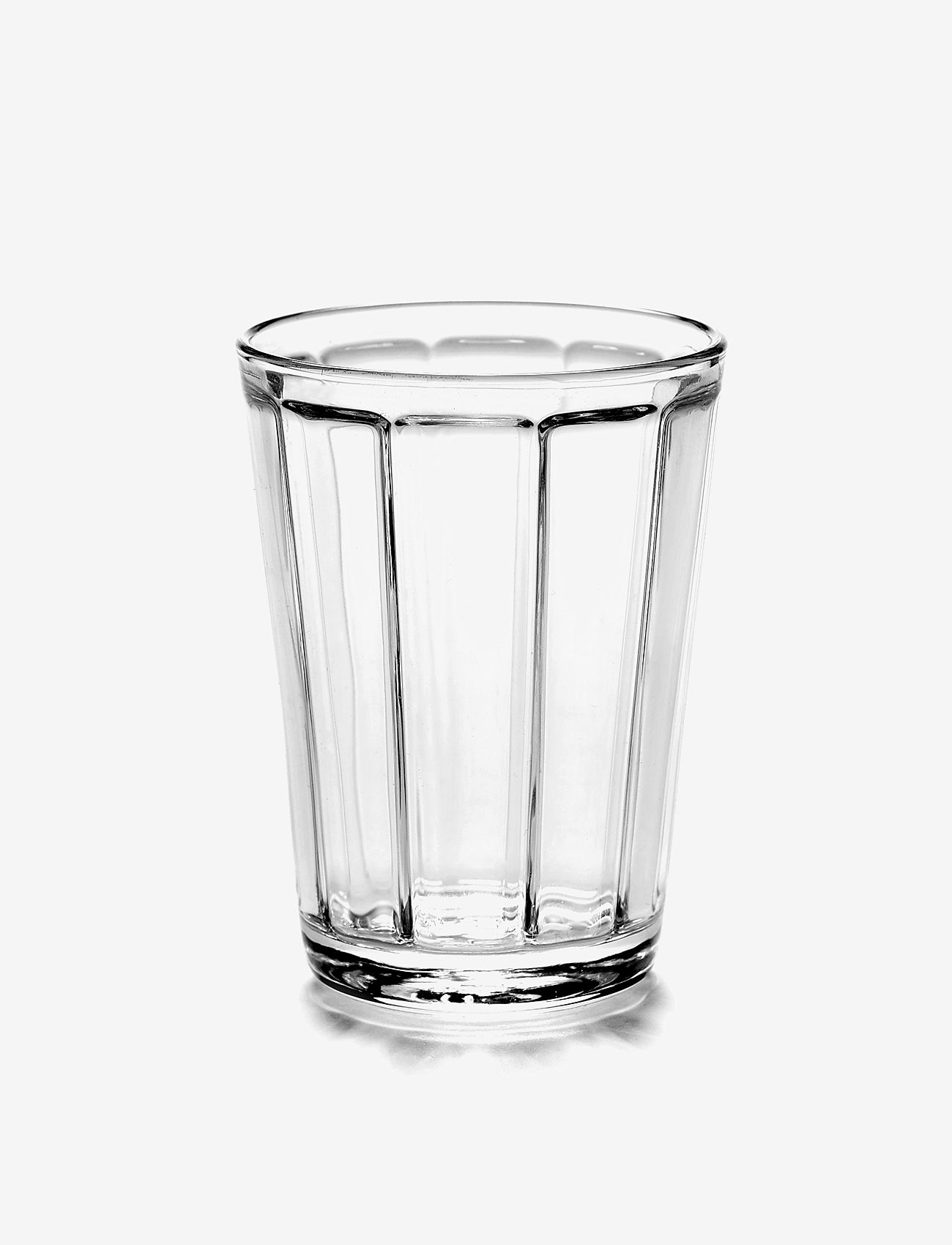 Serax - WATER GLASS TUMBLER LOW SURFACE BY SERGIO HERMAN SET/4 - clear - 1