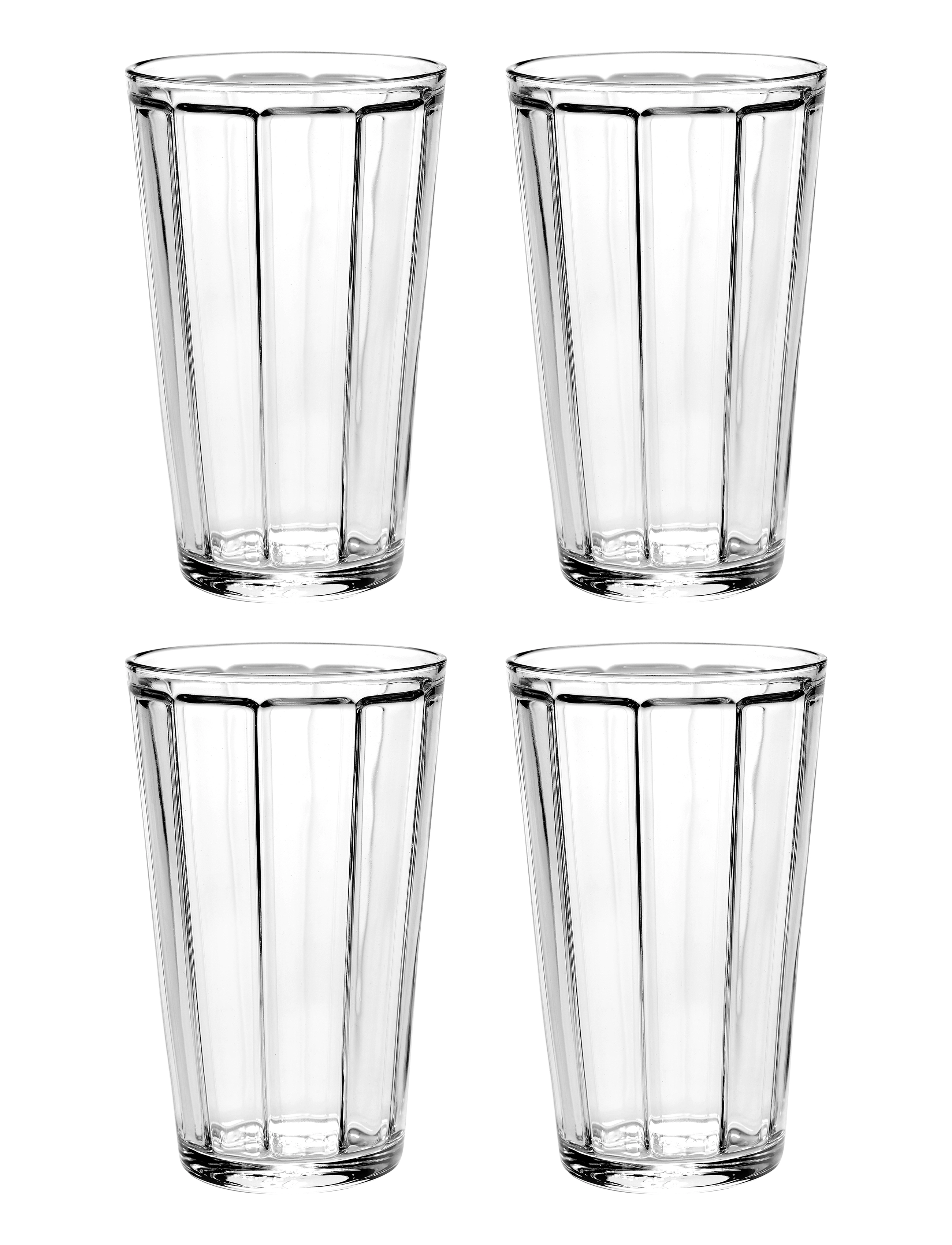 Serax Glass Longdrink Surface By Sergio Herman Set/4, Drikkeglas, Nude, Str: 45 CL